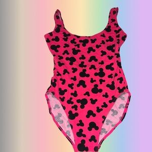 90s vintage Disney mickey mouse one piece swimsuit.
